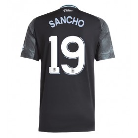 Pánské fotbalový oblečení Aston Villa Jadon Sancho #19 Venkovní košile 2025-26 Krátkým Rukávem
